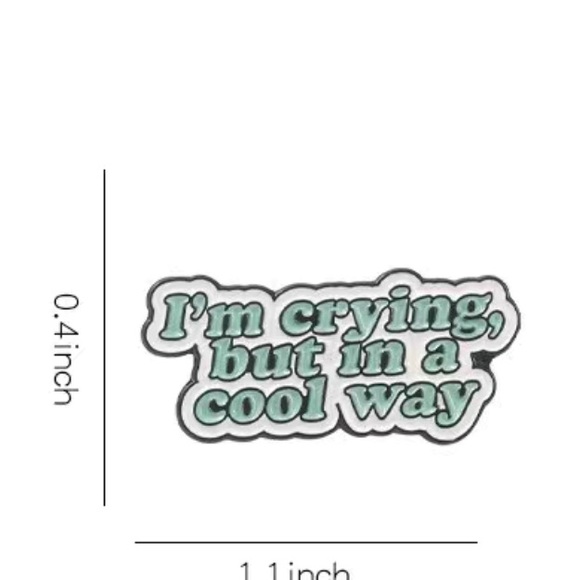 I’m Crying Enamel Pin 3/$18 - Picture 2 of 3